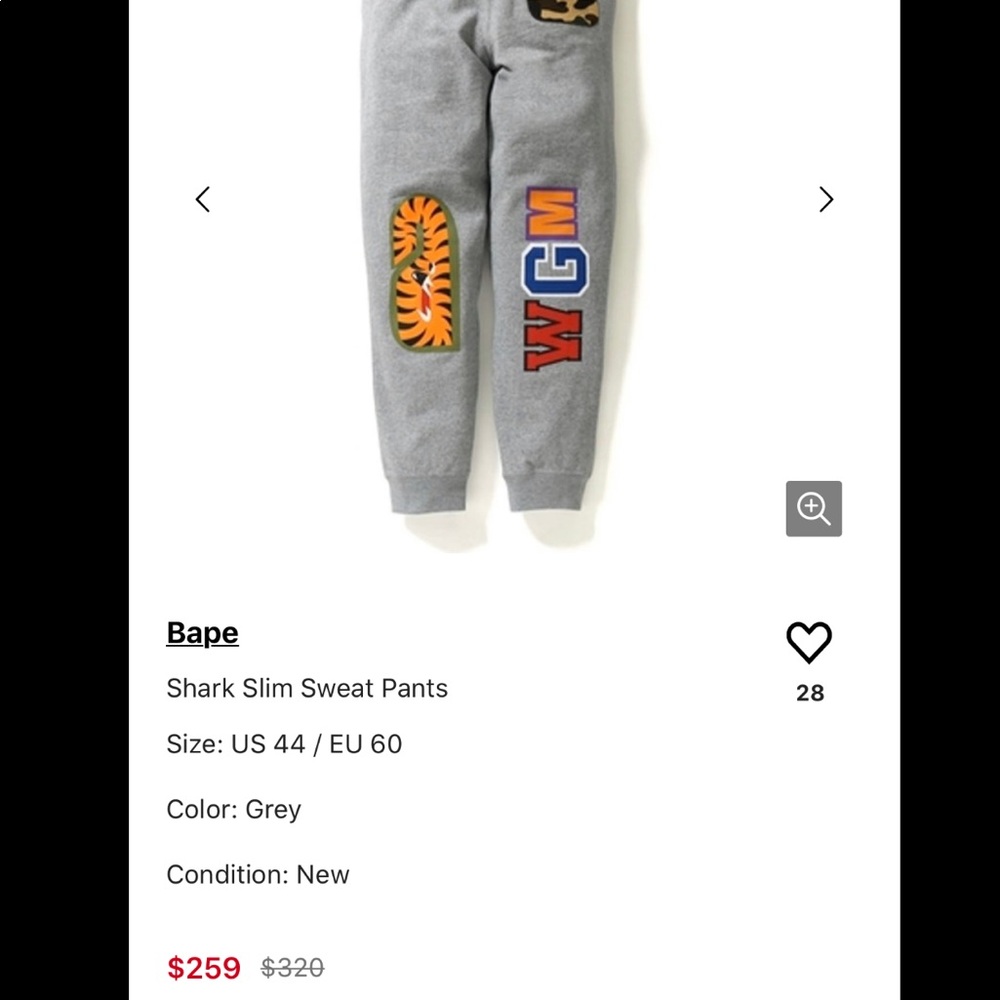 BAPE SWEATPANTS - Picture 7 of 7